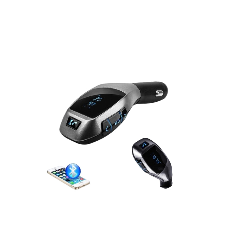 Car Kit Auto Bluetooth cu functie de modulator FM, model X6