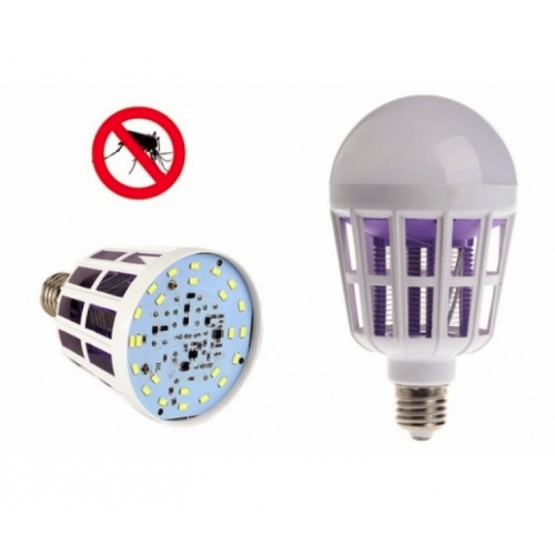 Bec 2 in 1 cu lampa UV impotriva insectelor