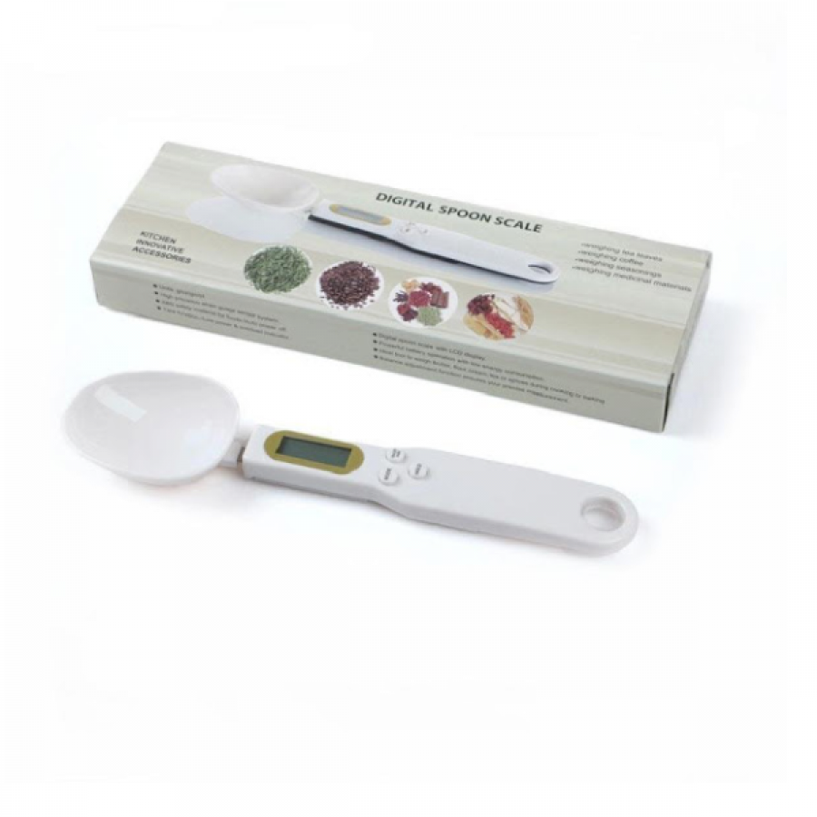 Lingura cu cantar, display digital