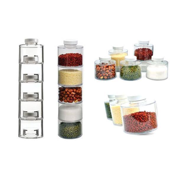Carusel condimente cu 6 recipiente Spice Tower
