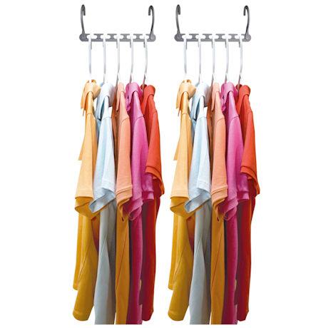 set2 x Suport pentru 40 de umerase cu 8 sisteme de agatare