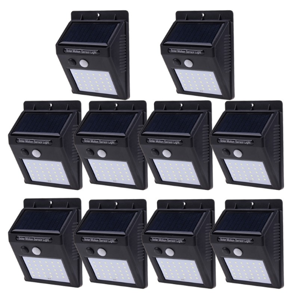 Set 10 Lampi Solare, portabile, 30 LED