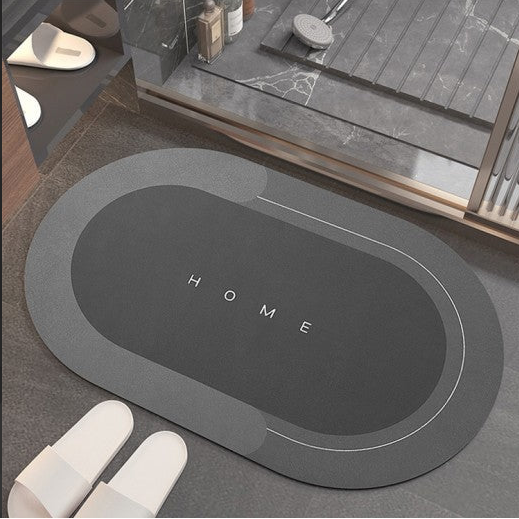 Set 2x Covoras super absorbant pentru baie cu uscare rapida