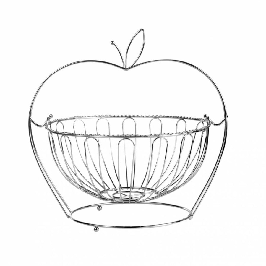 Cos fructe metalic cu stand, 30x29 cm