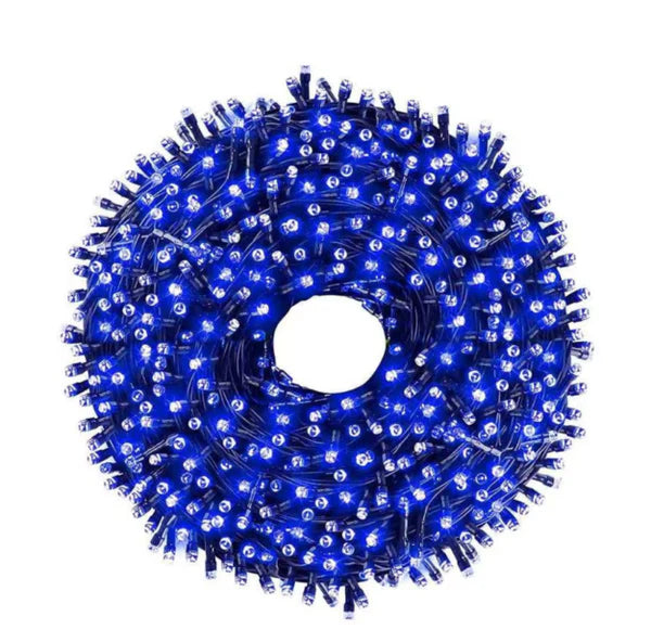 Instalatie liniara de 50 m pentru Sarbatori, diverse culori, conectare 220V