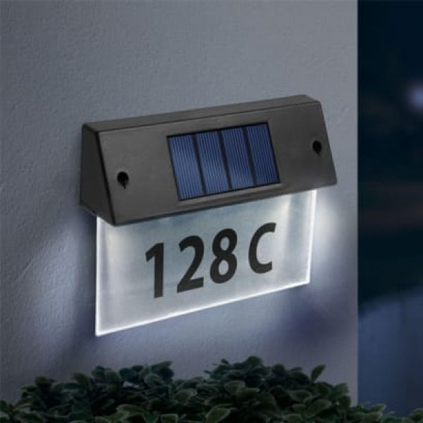 Numar de casa solar cu led