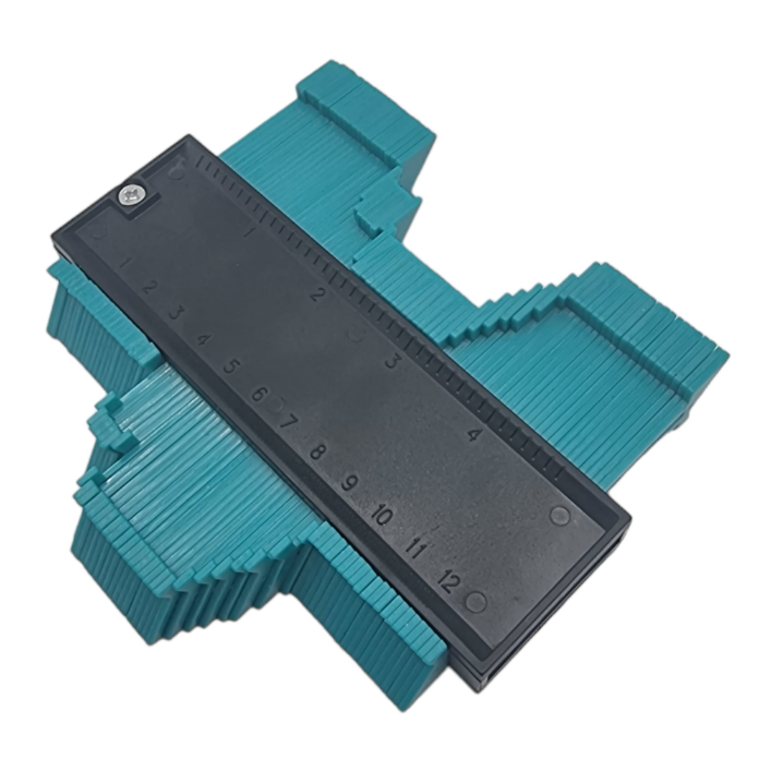 Sablon copiat contur + Nivela multifunctionala - laser, boloboc si ruleta + ARTICOL CADOU