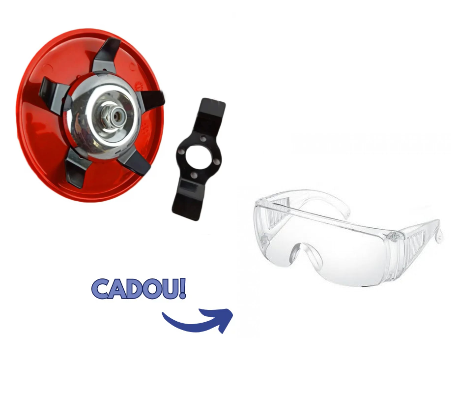 Disc pentru motocoasa cu 2 tipuri de lame + CADOU Ochelari protectie motocoasa