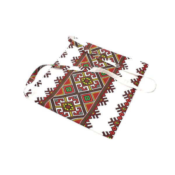 Traistuta colind motive populare, bumbac, 35x37 cm + CADOU un articol de Craciun