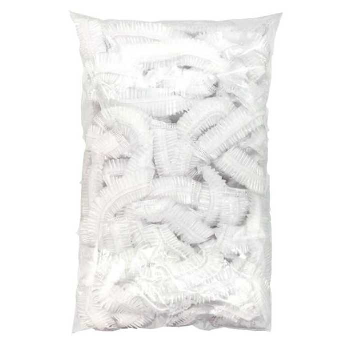 Set 100 casti plastic, de unica folosinta pentru dus sau gatit