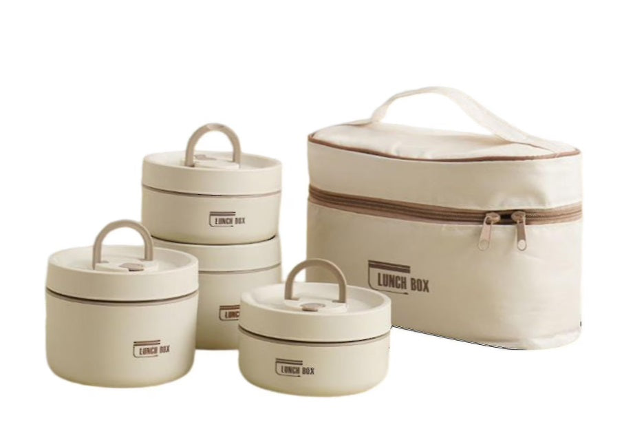 Set 4 caserole termice + geanta transport termica