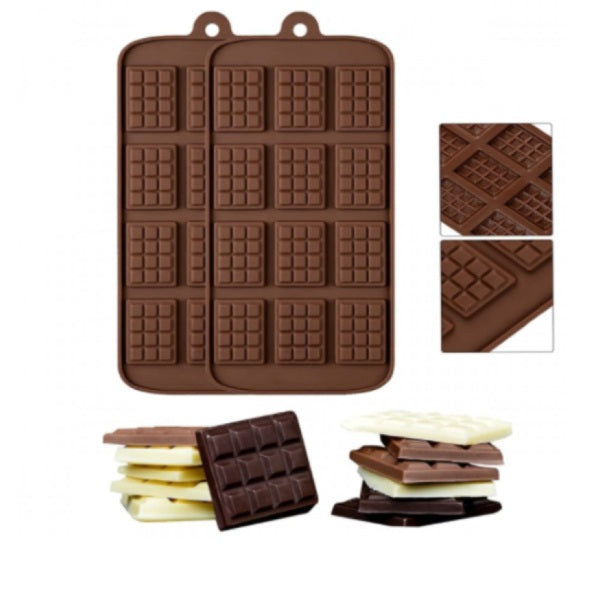 Set 4 forme din silicon pentru ciocolata
