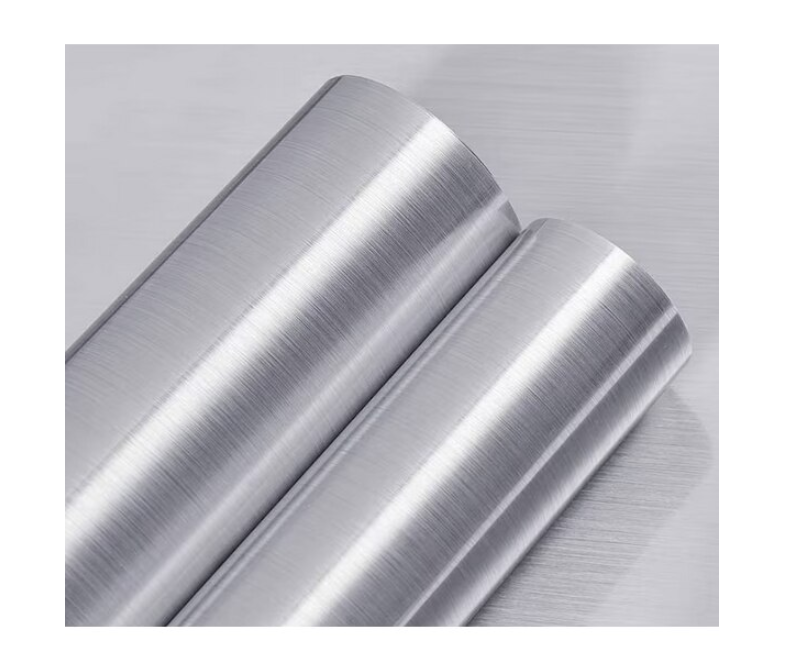 Set 2 x Folie autocolanta inox, argintie, rezistenta la apa, usor de curatat, 60x300 cm