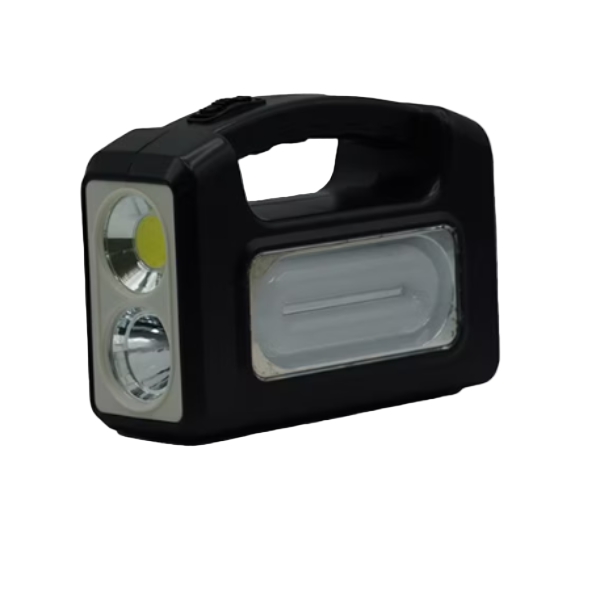 Kit solar GD-7COB cu lampa multifunctionala, 3 becuri