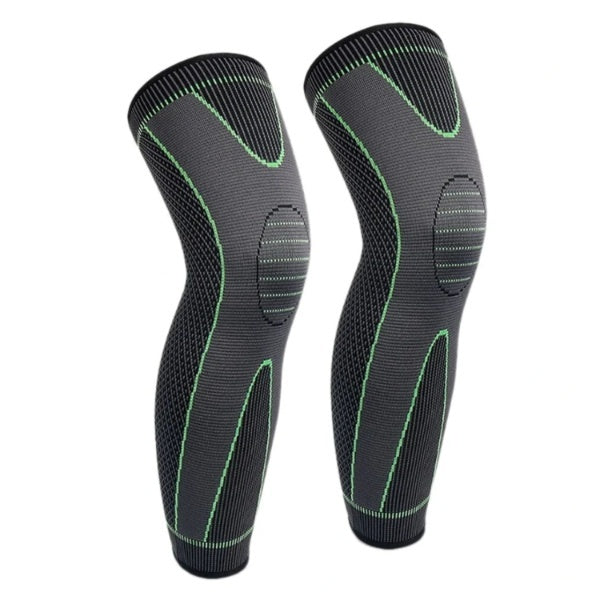 Set 2 x genunchiera elastica lunga, protectie pentru genunchi, marime universala