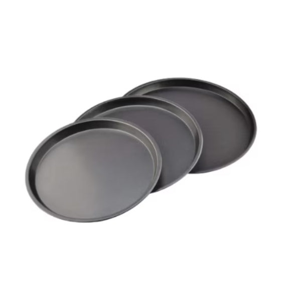 Set 3 tavi rotunde din teflon pentru pizza
