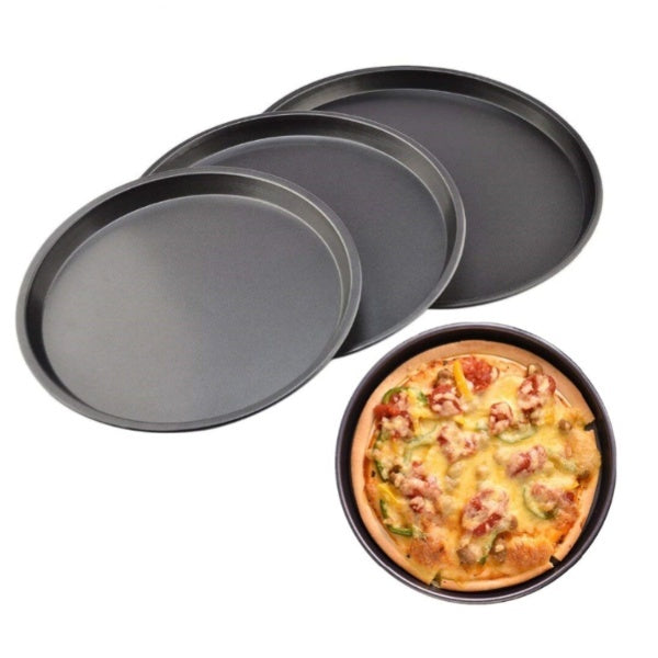 Set 3 tavi rotunde din teflon pentru pizza