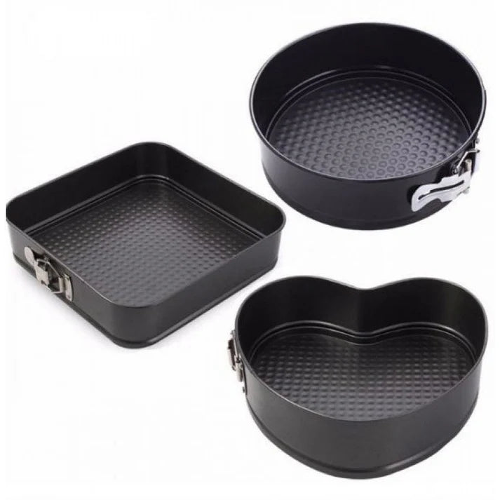 Set 3 forme diferite pentru prajituri + CADOU Forma cozonac