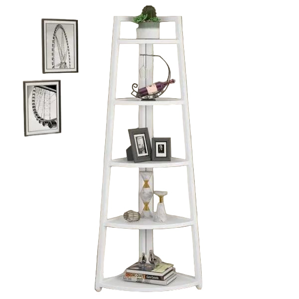 Raft De Colt Cu 5 Polite, Alb ,30 x 30 x 106 cm