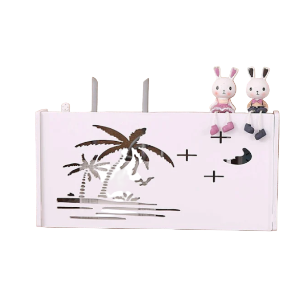 Raft suport router, mascare fire si echipament WIFI, Model Palmier