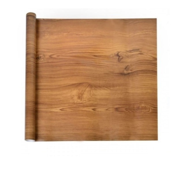 Set 2x Autocolant mobila model lemn de culoare naturala rola 150x45cm
