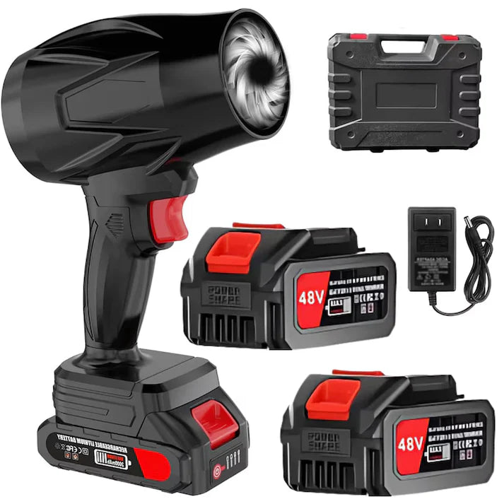 Suflanta portabila,cu 2 acumulatori de 48 v,culoare negru