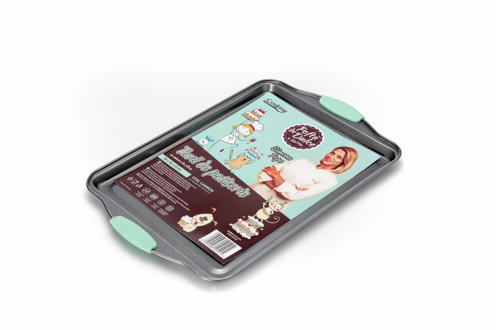 Tava patiserie 38x25x1.5 cm