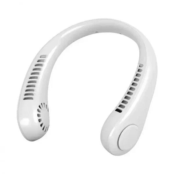 Ventilator portabil de masa cu incarcare prin USB + Ventilator de gat portabil