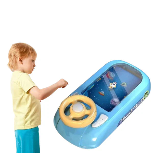 Jucarie Interactiva Volan, model nave spatiale, sunete si functii, pentru copii 3-6 Ani