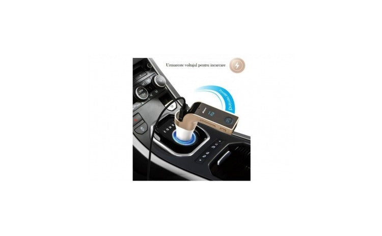 Incarcator auto, wireless + modulator fm