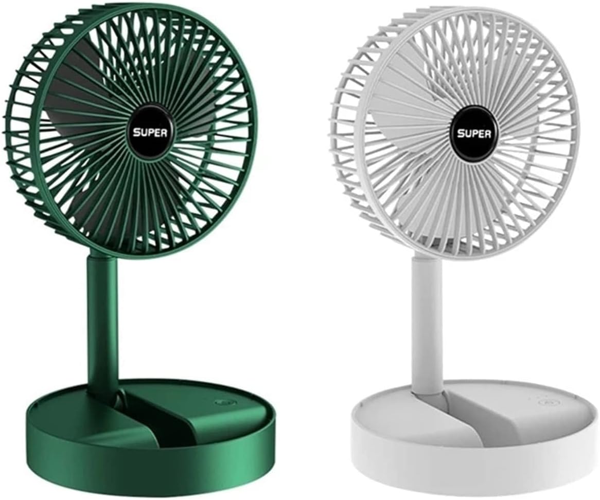 Ventilator portabil de masa cu incarcare prin USB cu 3 trepte de viteza