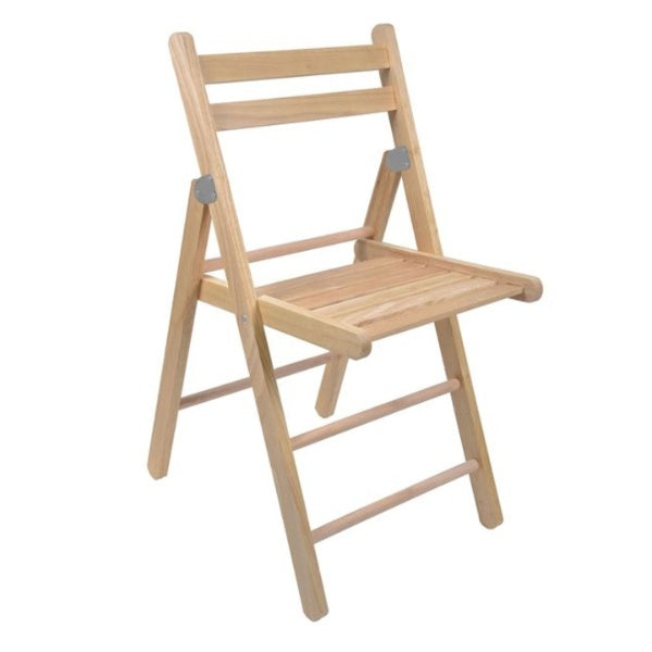 Scaun pliabil din lemn de culoare naturala 41x40x76 cm