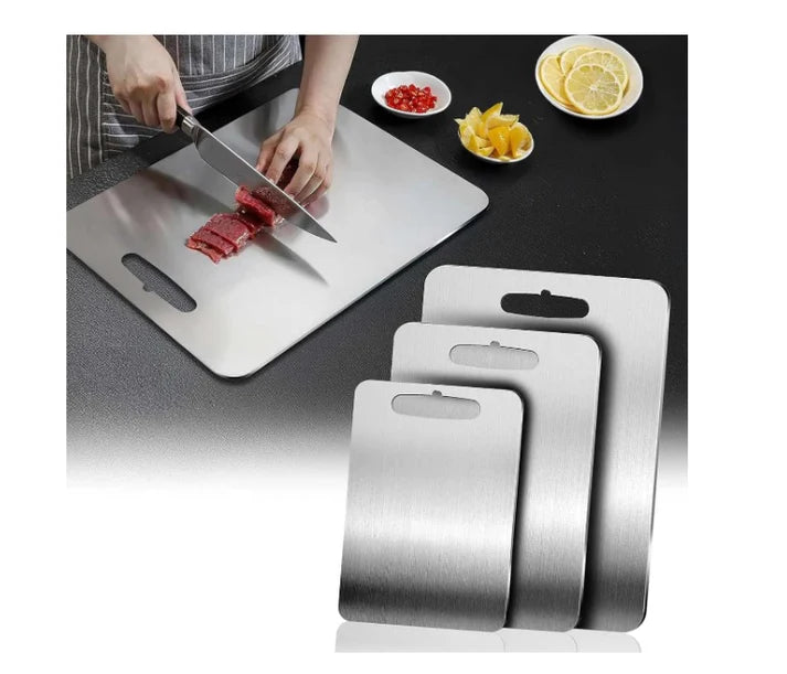 Set 3 tocatoare din otel inoxidabil 15x24, 20x30, 24x34 cm