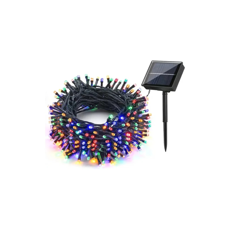 Sir solar 33 metri 300 LED, multicolor, alb rece, alb cald