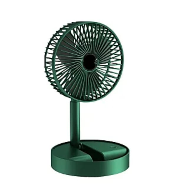 Ventilator portabil de masa cu incarcare prin USB cu 3 trepte de viteza