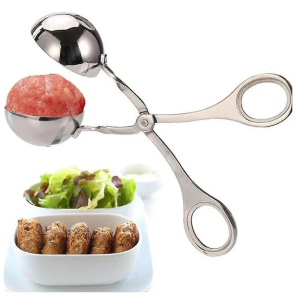 Set 2x Cleste din inox pentru prepararea chiftelelor, crochete si perisoare