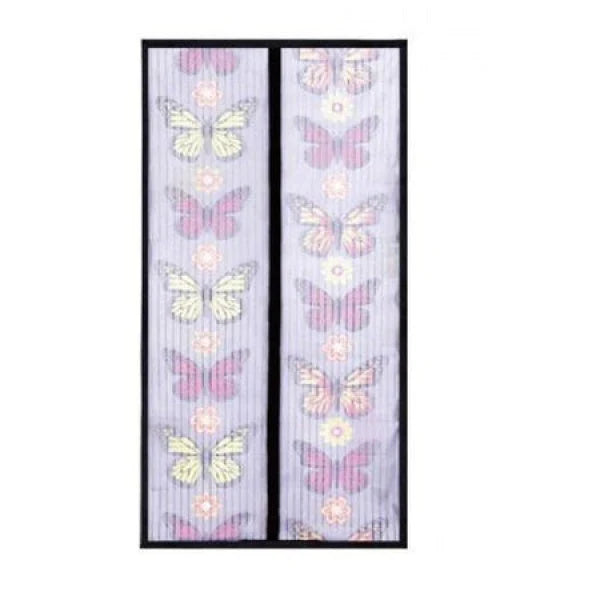 Set 2x Perdea magnetica anti insecte 210 x 100 cm - model fluturi