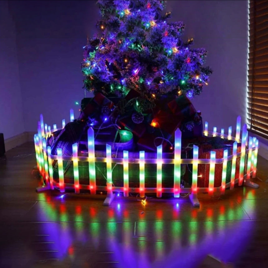 Gardulet decorativ de Craciun, 3m, 160LED, multicolor, interconectabil