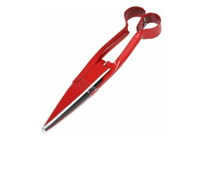 Foarfeca tuns oi/capre manuala, 34 cm, rosu