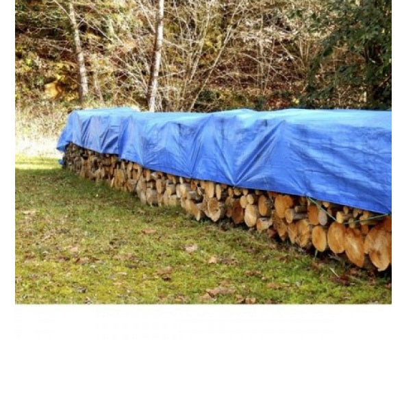 Prelata impermeabila cu inele, 80 gr/mp, rezistenta UV - 5 x 6 m