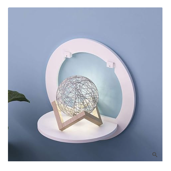 Set 3x Raft Decorativ Perete, Cerc , 29x29 cm