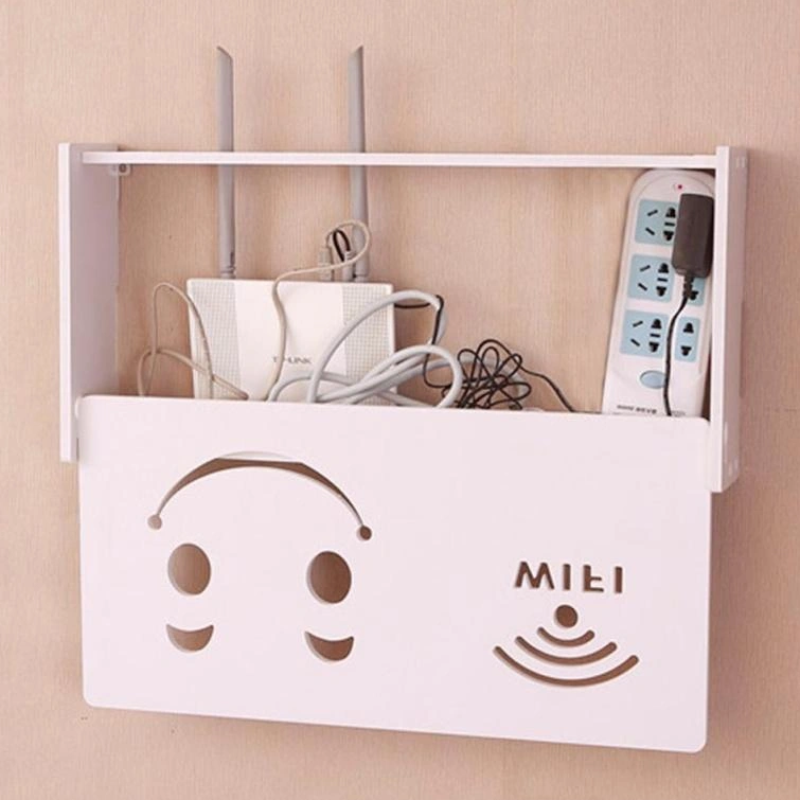 Raft suport router wireless, fire de mascare și echipamente Wifi, model Smiley Face