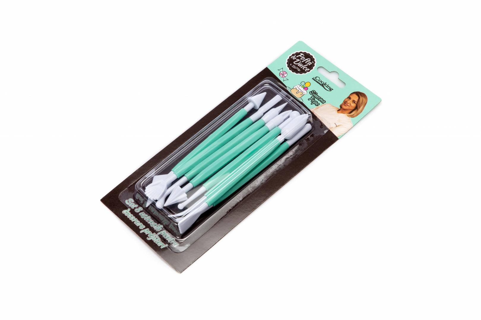 Set 8 ustensile pentru decorare prajituri